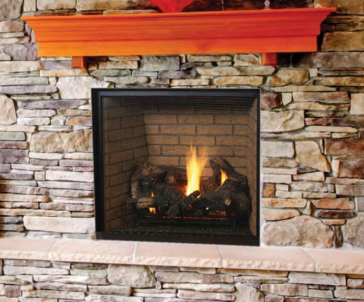 DRT6300 - Direct Vent Gas Fireplace | Traditional | Front-View