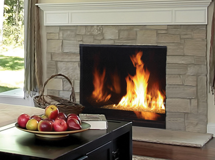 DRC6300 - Direct Vent Gas Fireplace | Contemporary | Front-View